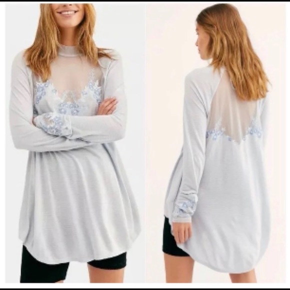 NWT FREE PEOPLE TUNIC TOP - Picture 1 of 6